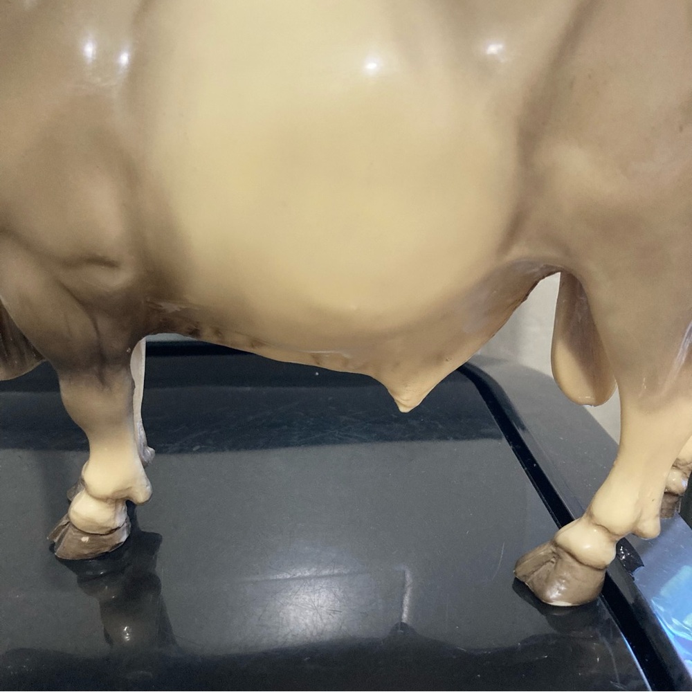 VINTAGE BREYER BRAHMA BULL MODEL
#70 1958-1967 BY EDWARD BOEHM 12" TOY - Picture 10 of 12